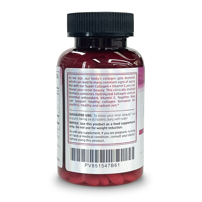 Collagen Peptide Tablets Manufacturer - OEM Vitamin C Biotin 360 Tablets