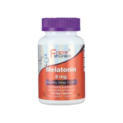 Melatonin Capsules Supplier - OEM 8mg Time Release Sleep 120 Capsules