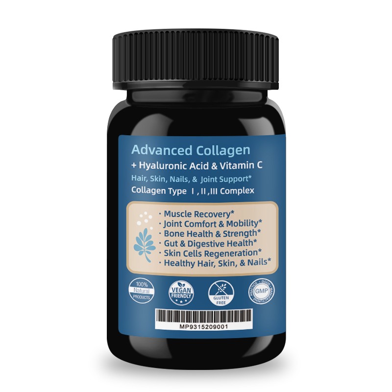 Collagen Pills Factory - OEM Hyaluronic Acid Vitamin C Wrinkle Reduction