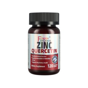 Zinc Quercetin Capsules Supplier - OEM 120 Vegetarian Antioxidant Immune Support