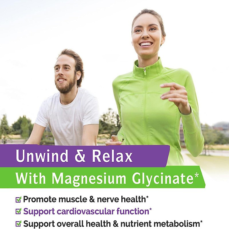 Glycine Magnesium Capsules Manufacturer - 120 Capsules OEM