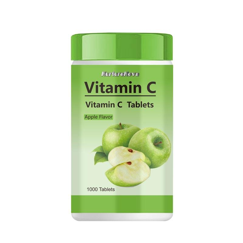 Vitamin C Chewable Tablets Manufacturer - Apple Flavor 1000 Pieces
