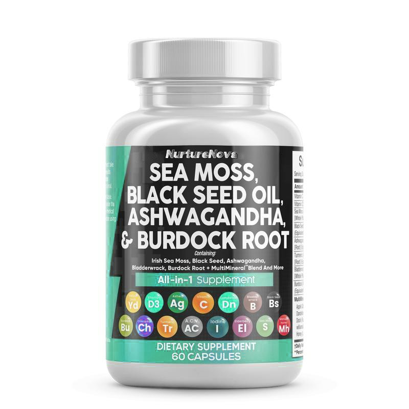 Sea Moss Capsules Supplier - 60-Count Vegetarian Herbal Extract