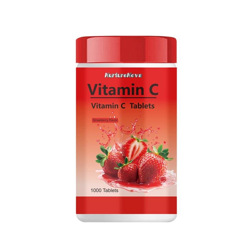 Vitamin C Chewable Tablets Factory - Strawberry Flavor Adult