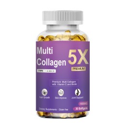 Collagen Soft Capsules Supplier - 30 Count Nail Growth Joint