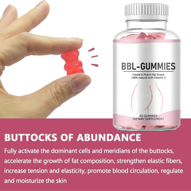 BBL Gummies Manufacturer - Hip Curves Peach Buttocks Plump