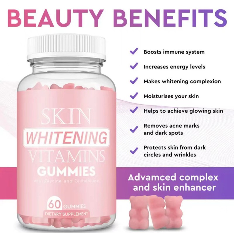 Skin Whitening Gummies Supplier - Bear Shape Vitamins Adult