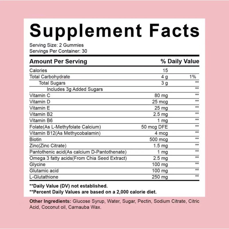 Skin Whitening Gummies Supplier - Bear Shape Vitamins Adult