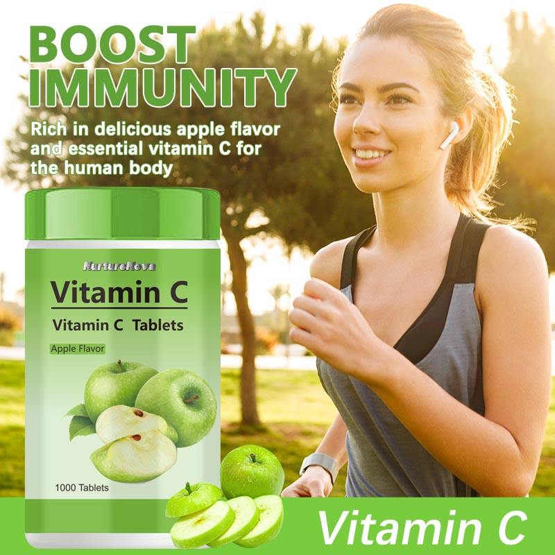 Vitamin C Chewable Tablets Manufacturer - Apple Flavor 1000 Pieces