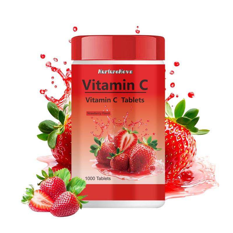 Vitamin C Chewable Tablets Factory - Strawberry Flavor Adult