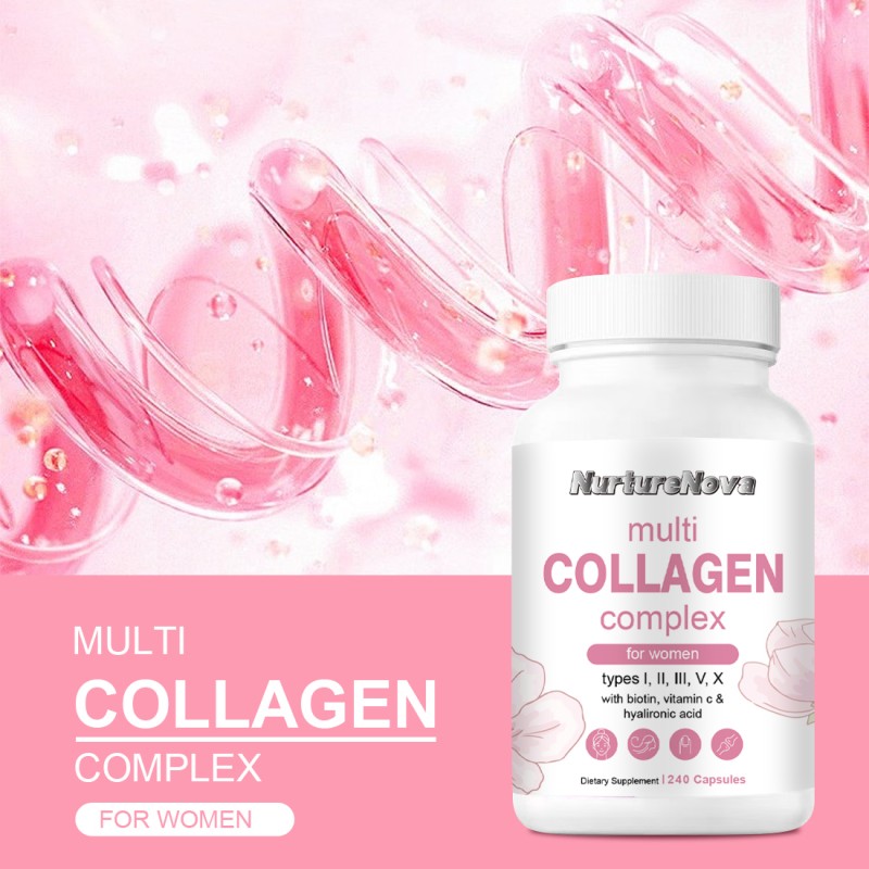 Collagen Capsules Factory - 60 Count Hydrated Acid Biotin