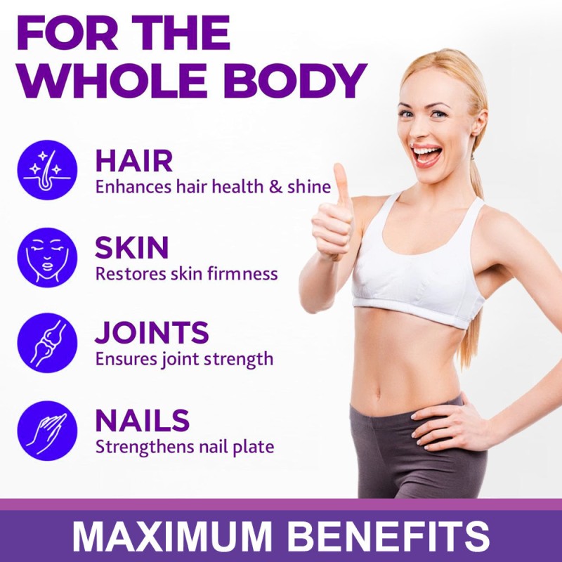 Collagen Soft Capsules Supplier - 30 Count Nail Growth Joint