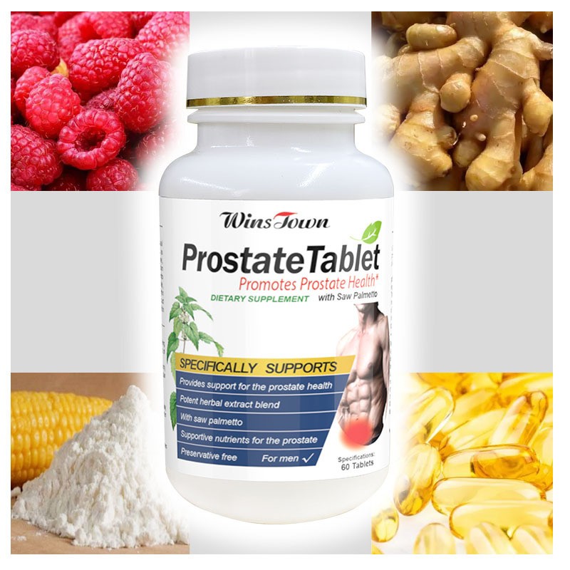 Male Prostate Tablets Factory - 60-Pill Bottle Export Ready