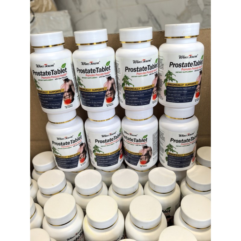 Male Prostate Tablets Factory - 60-Pill Bottle Export Ready