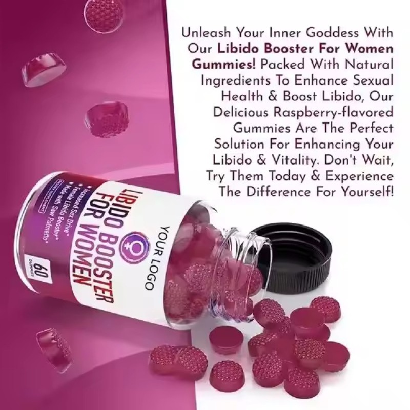 Libido Booster Gummies Factory - Raspberry Flavor Women Herbal
