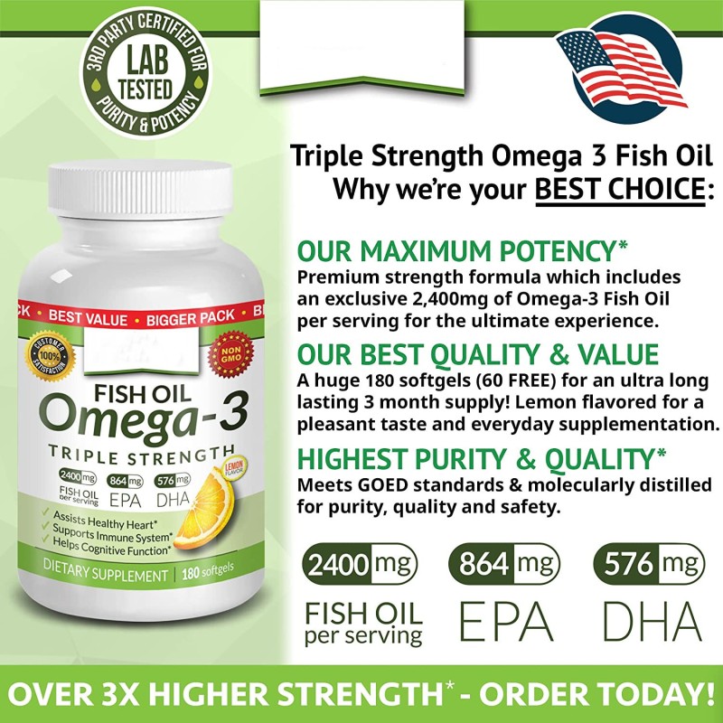 Fish Oil Soft Gel Manufacturer - Omega 3 DHA EPA Supplement