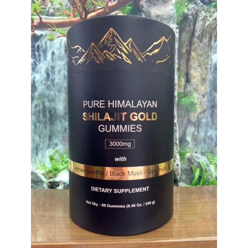 Shilajit Gummies Supplier - 3000mg 60-Count Immunity Enhancer