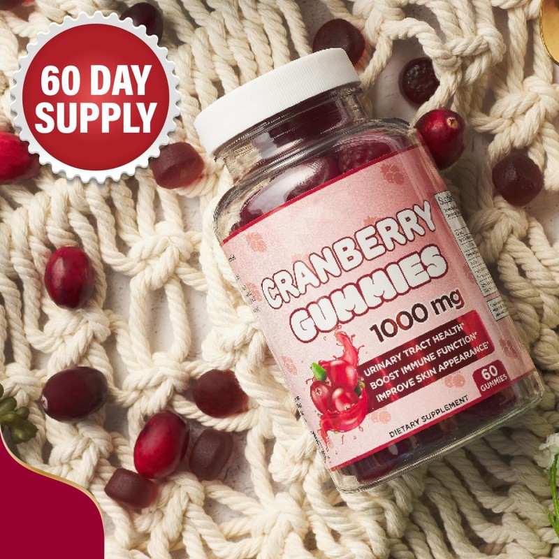 Cranberry Gummies Supplier - Vegetarian Urinary Tract Health