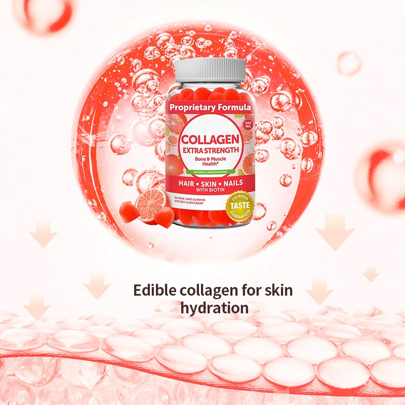 Collagen Booster Gummy Factory - Vegan Pectin Hair Skin Joint