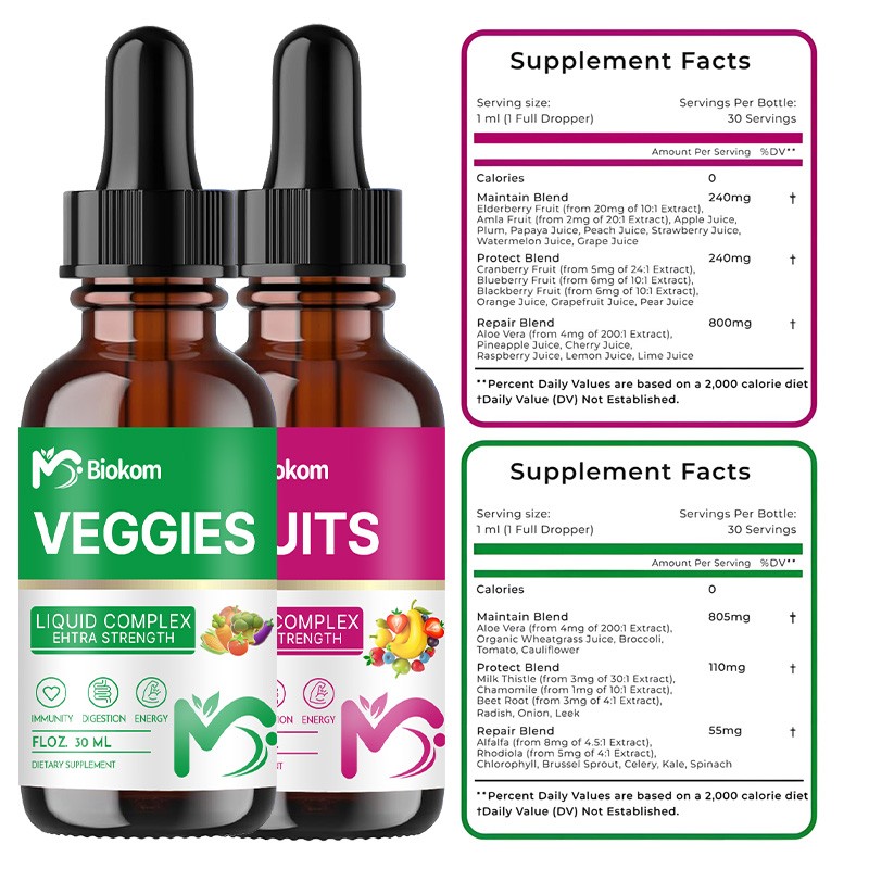 Vegetable Liquid Drops Manufacturer - Superfood Vitamins Minerals