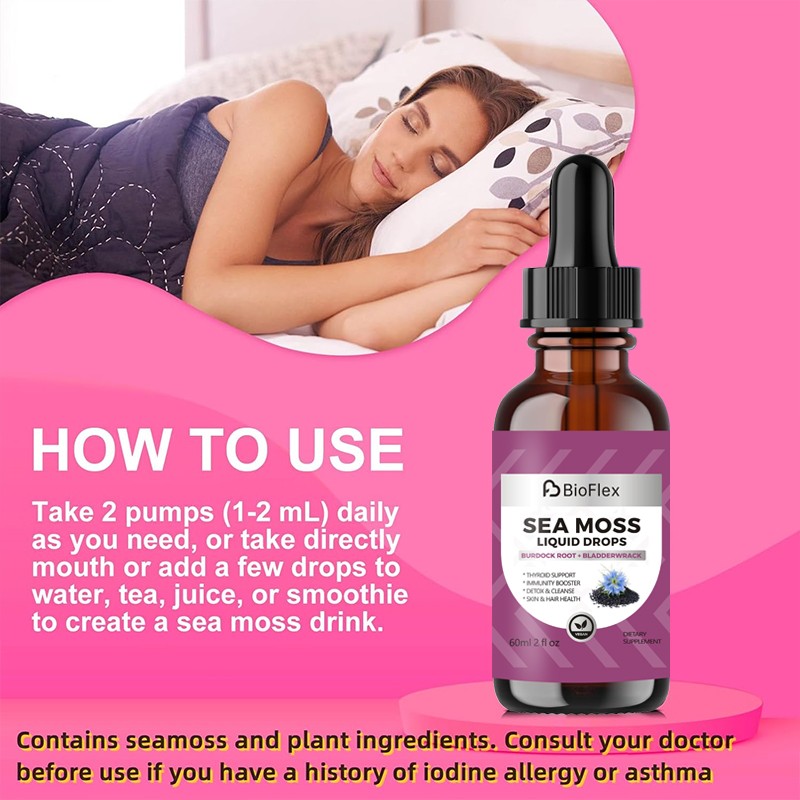 Sea Moss Liquid Drops Manufacturer - Burdock Bladderwrack Extract