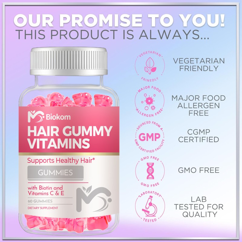Hair Gummy Supplier - Biotin Vitamin C E Multi Vitamin