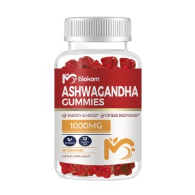 Ashwagandha Gummies Factory - 1000mg Vitamin C D2 Zinc Stress