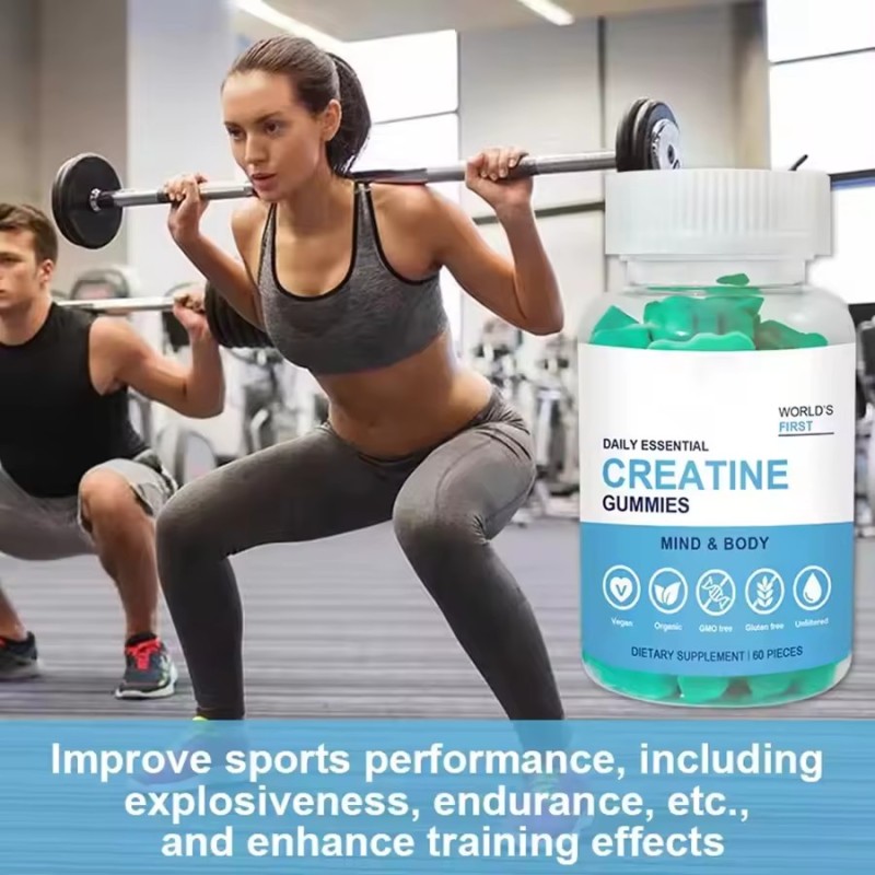 Creatine Monohydrate Gummies Supplier - 5000mg Sports Nutrition