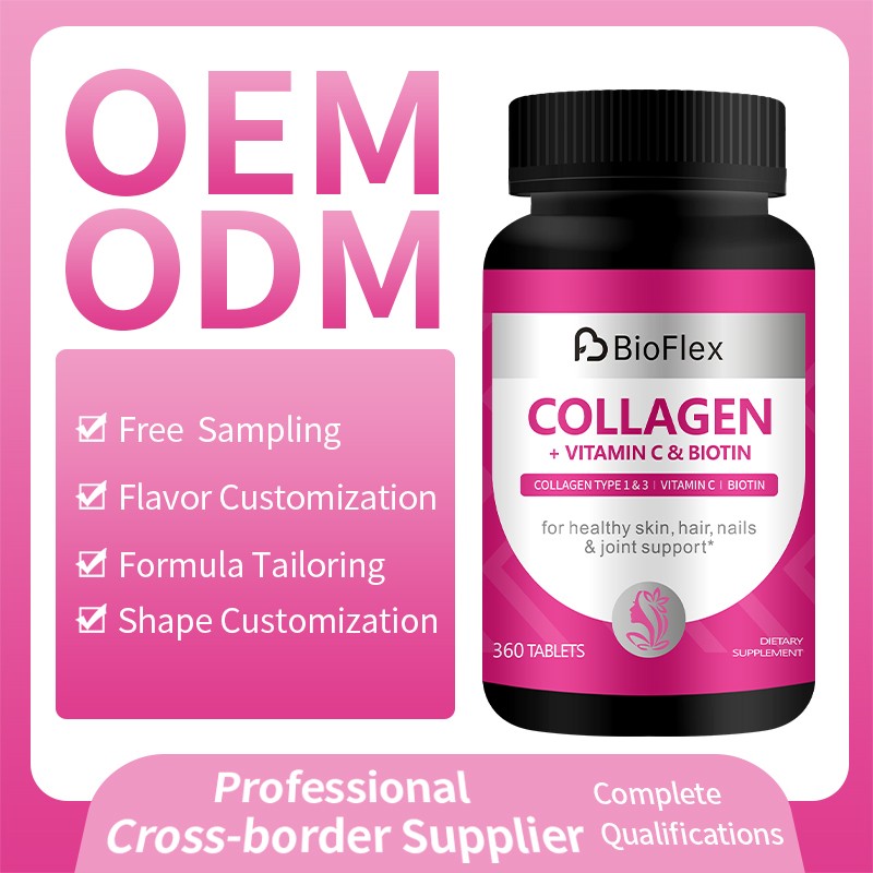 Collagen Tablets Factory - Hydrolyzed Bovine Vitamin C Biotin
