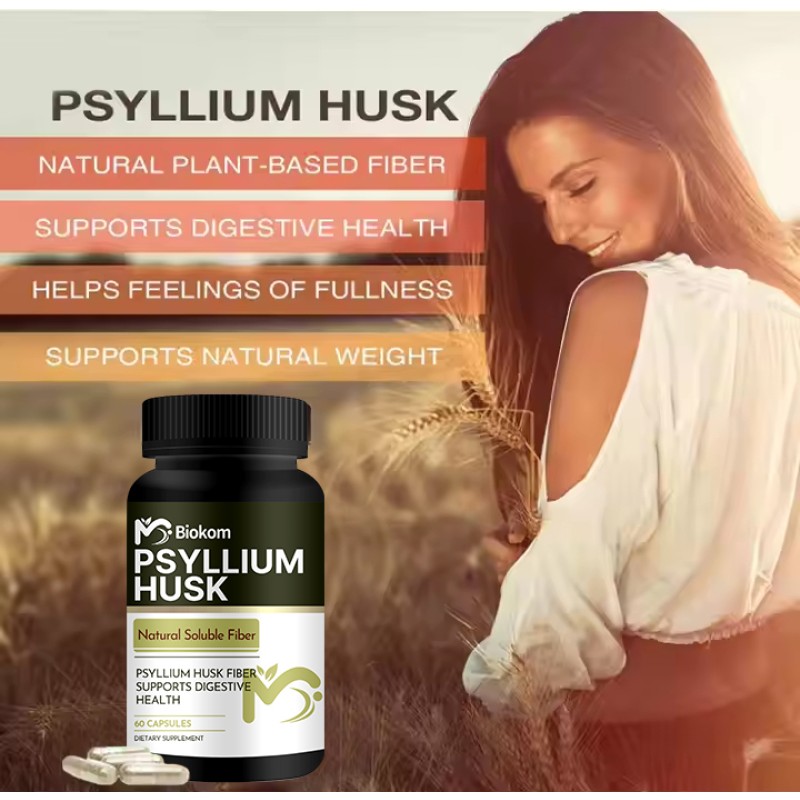Psyllium Husk Capsules Factory - Organic Fiber Natural Detox