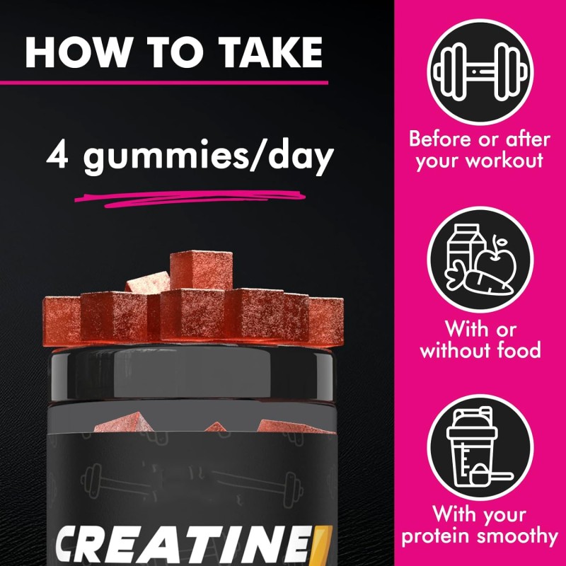 Creatine Monohydrate Gummies Manufacturer - Pre Workout Energy
