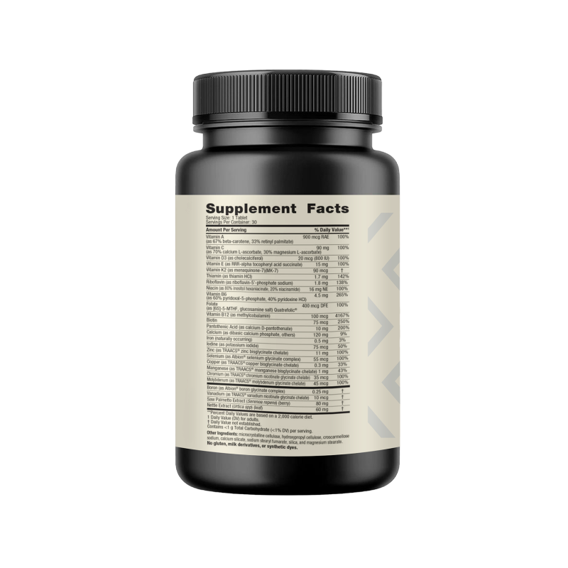 Men Multivitamin Tablets Supplier - Chewable Mineral Supplement