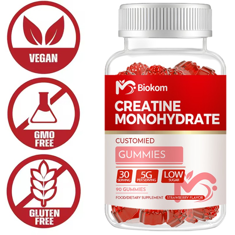 Creatine Monohydrate Gummies Factory - 5000mg Muscle Growth Custom