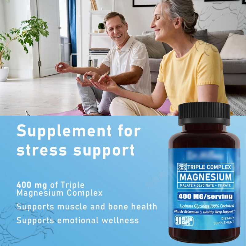 Magnesium Capsules Factory - Bone Health Stress Relief Mineral