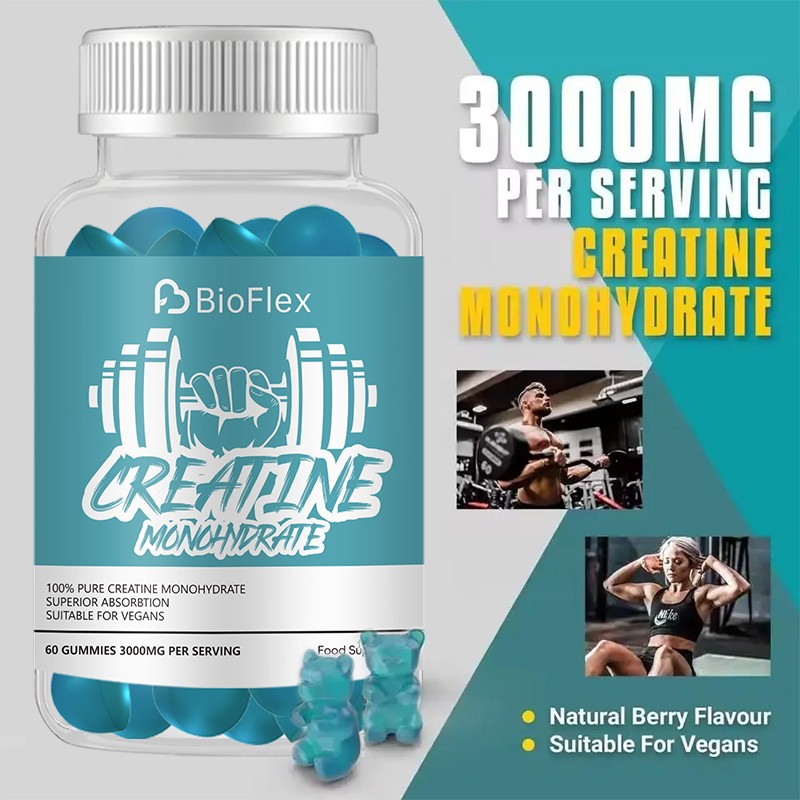 Creatine Gummy Bears Factory - Pre Workout Energy Boost 3000mg