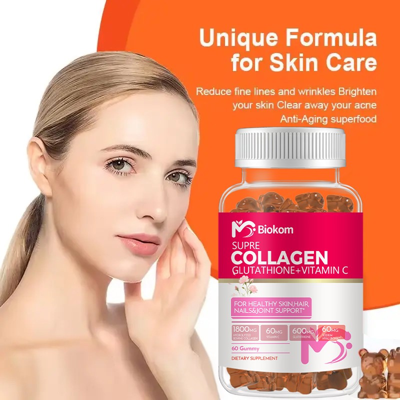 Glutathione Gummies Factory - Bear Organic Anti Aging Collagen