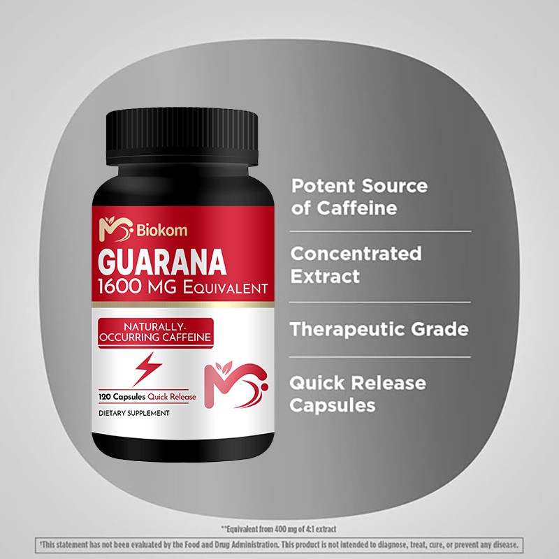 Guarana Capsules Factory - Natural Energy Physical Performance