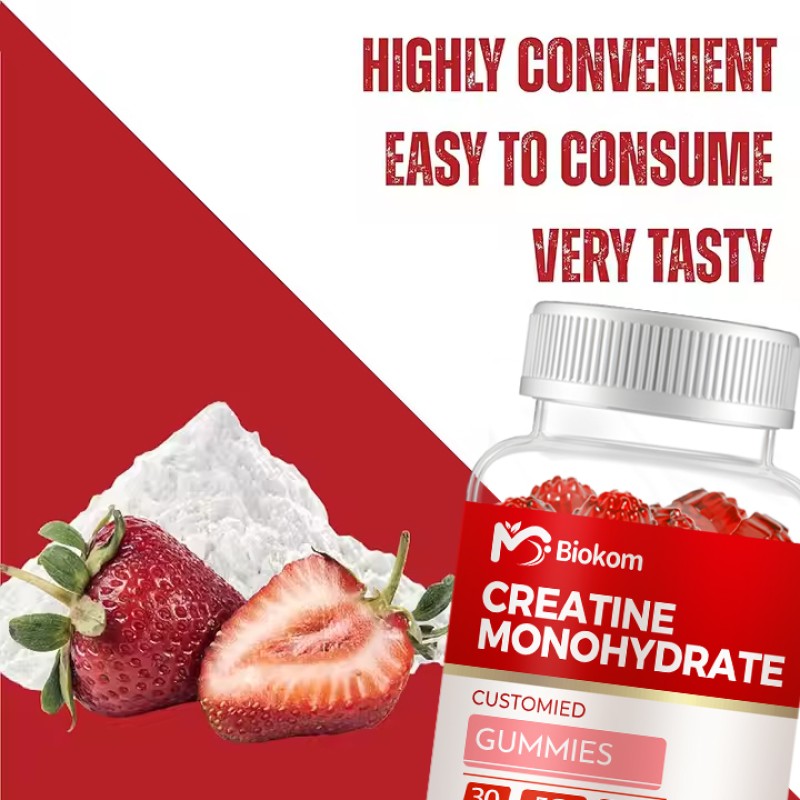 Creatine Monohydrate Gummies Factory - 5000mg Muscle Growth Custom