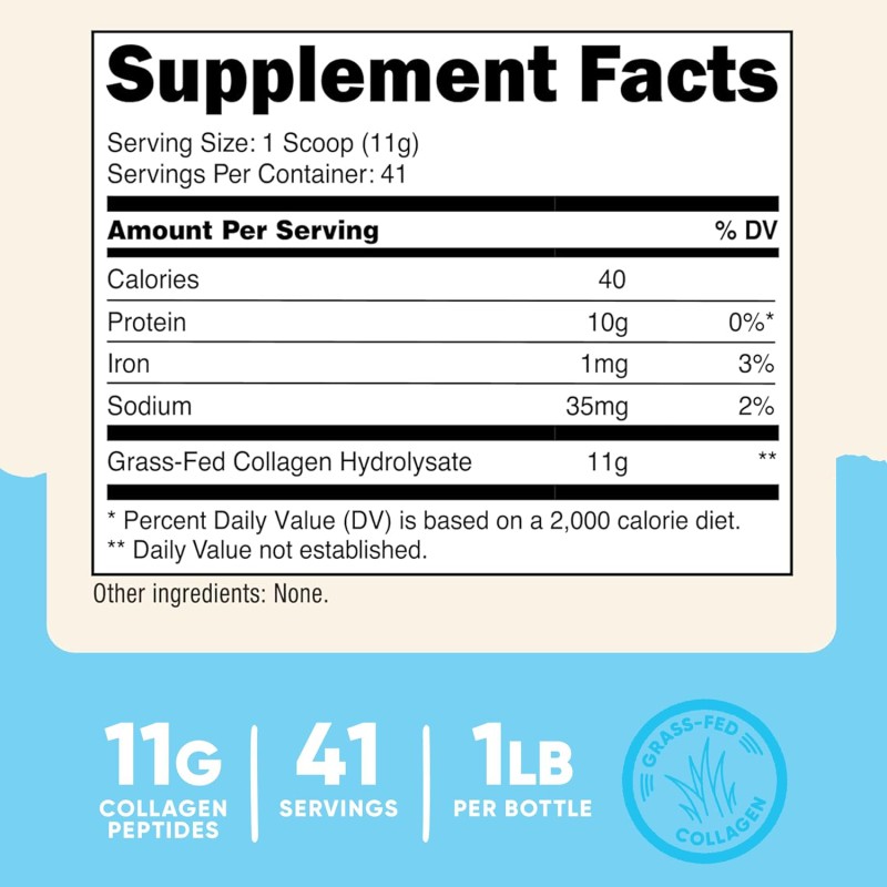 Collagen Hydrolysate Supplier - Grass-Fed Type 1 3 Skin Hair