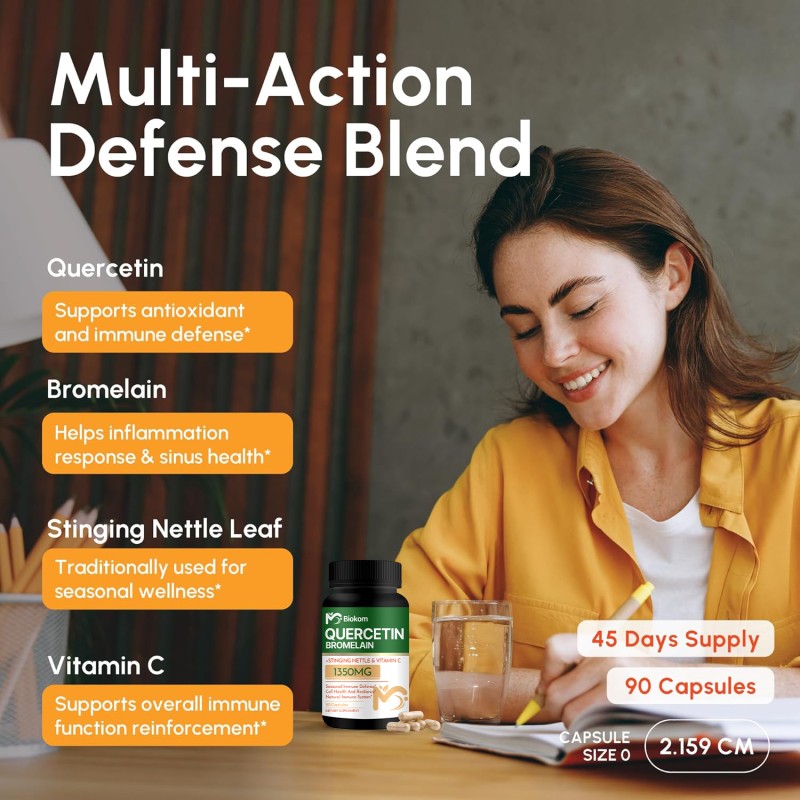 Quercetin Capsules Supplier - Bromelain Vitamin C Respiratory