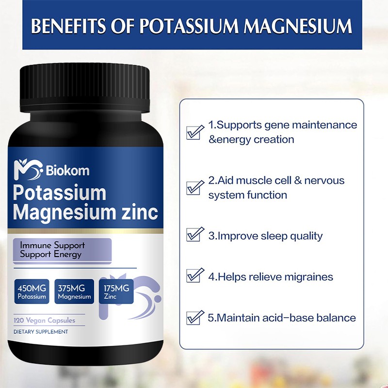 Sleep Support Capsules Manufacturer - Potassium Magnesium Zinc