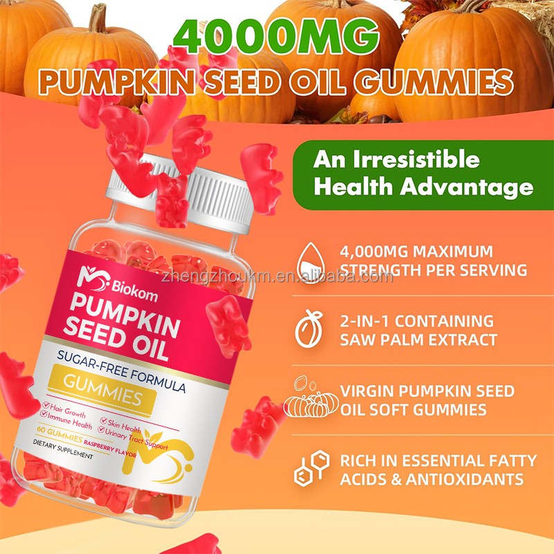Pumpkin Seed Gummies Manufacturer - Hair Growth Bladder Support