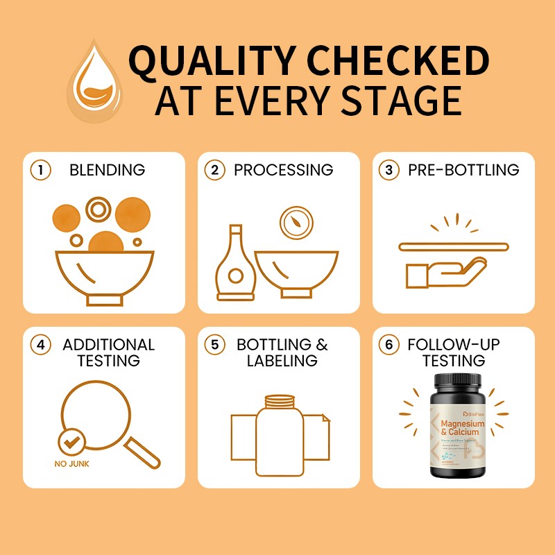 Calcium Tablets Factory - Magnesium Zinc Vitamin D3 Bones