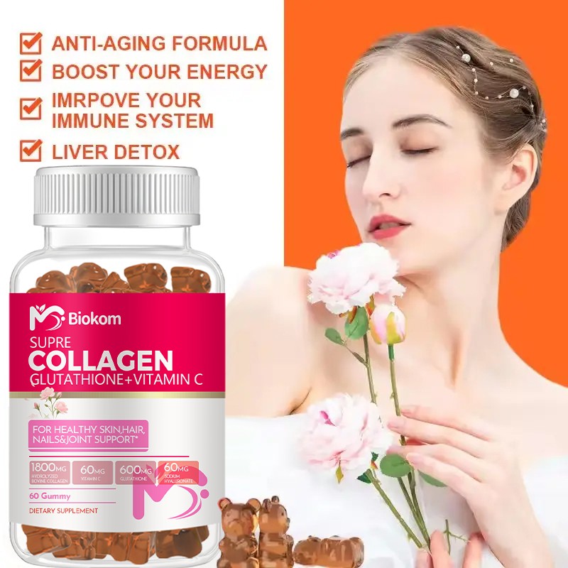 Glutathione Gummy Factory - Vegan Anti Aging Collagen Glow