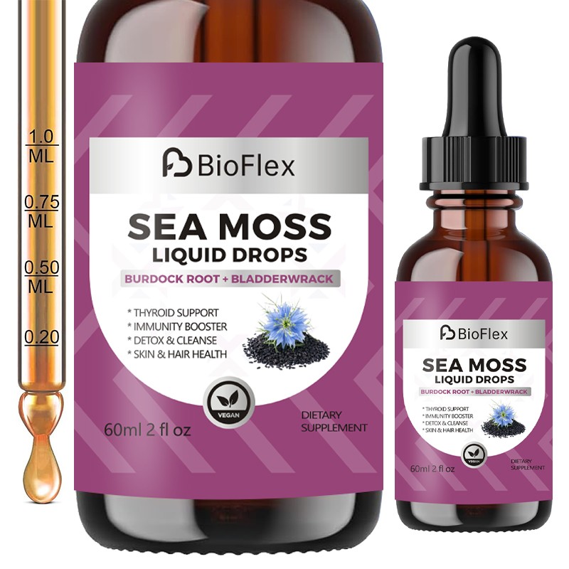 Sea Moss Liquid Drops Manufacturer - Burdock Bladderwrack Extract