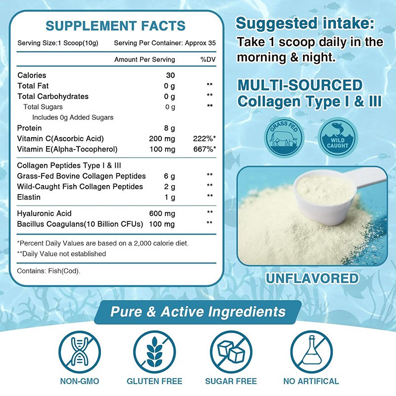 Marine Collagen Powder Supplier - Hydrolyzed Fish Probiotics