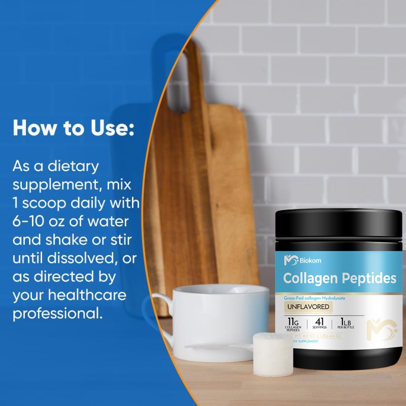 Collagen Hydrolysate Supplier - Grass-Fed Type 1 3 Skin Hair