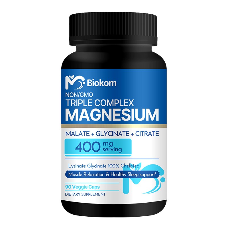 Magnesium Glycinate Capsule Supplier - 400mg Sleep Heart Muscle