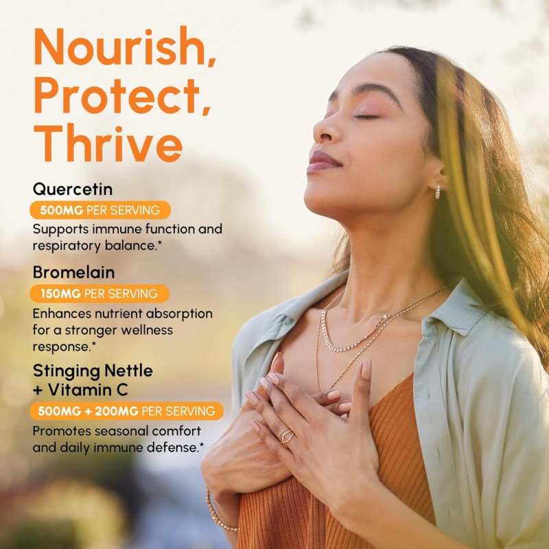 Quercetin Capsules Supplier - Bromelain Vitamin C Respiratory