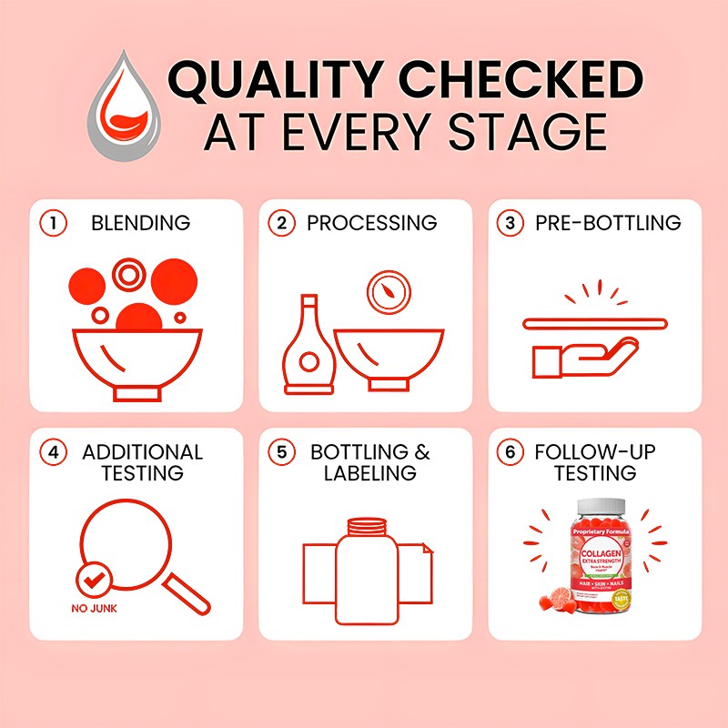 Collagen Booster Gummy Factory - Vegan Pectin Hair Skin Joint